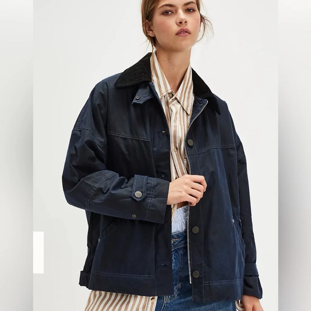 Free people We The Free Cori Waxed Jacket - Picture 1 of 10